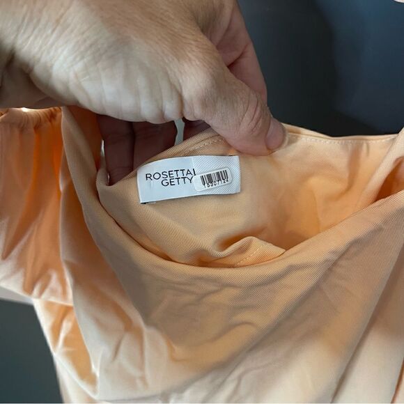 Rosetta Getty cut out dude zip full length maxi dress in size 4 flawed - Picture 7 of 7